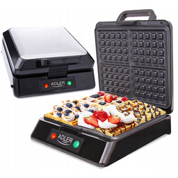Gofrownica Adler AD3036 1500W Inox 4gofry