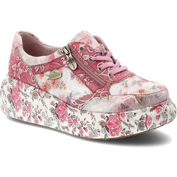 Laura Vita Sneakersy damskie, ze skóry naturalnej