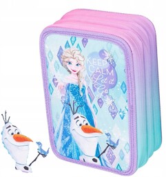 Piórnik coolpack trzykomory z wyposażeniem frozen elza olaf