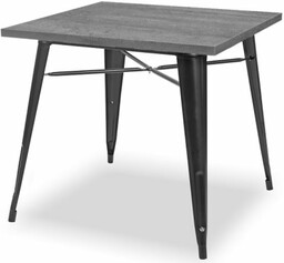 Elior Kwadratowy metalowy stół restauracyjny beton W5-B38