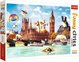 Trefl PUZZLE 1000 PSY W LONDYNIE TREFL