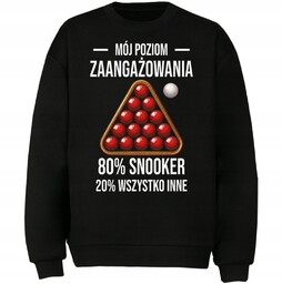 Bluza Mój Poziom Zaangażowania Snooker Prezent