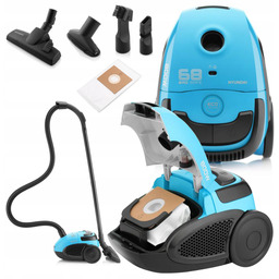 Odkurzacz Workowy Tradycyjny Hyundai Cichy Lekki do Dywanów