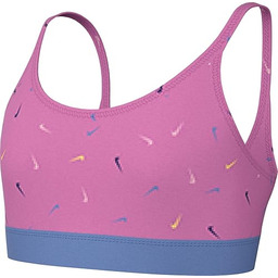 NIKE Biustonosz sportowy z nadrukiem z logo