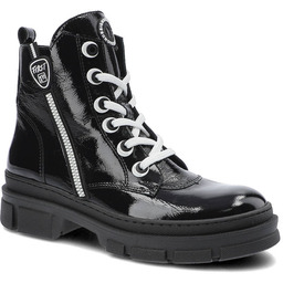 Nessi Czarne Botki Damskie Wygodne Buty Jesienne