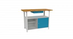 Stół warsztatowy ślusarski metalowy STW 121 - 120cm