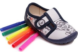 Kapcie, buty dziecięce do kolorowania - WEESTEP R107850009,