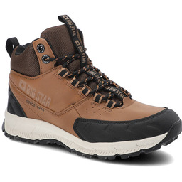 Big Star Brązowe Trekkingi Damskie Stylowe Buty