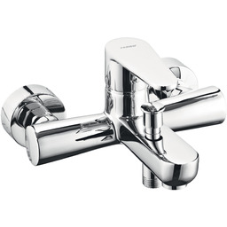 Bateria wannowa ścienna Ferro Algeo chrom