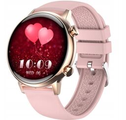 Smartwatch Rubicon RNCF09 różowe złoto Bluetooth Call