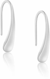 Kolczyki srebrne łezki wiszące