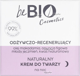 beBIO - Naturalny krem do twarzy odżywczo-regenerujący