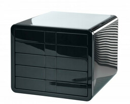 Zestaw 5 szufladek HAN iBox, ABS, A4, czarny