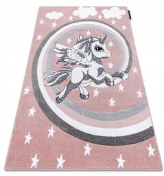 Dla Dzieci Dywan Miękki 80x150 Kucyk Unicorn Pony