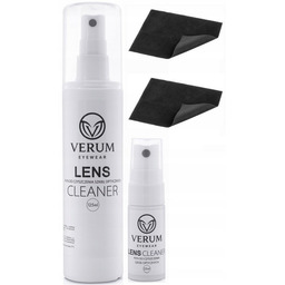 Płyn do Czyszczenia Okularów Ekranów Verum Zestaw bez
