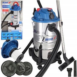 Bezworkowy odkurzacz Dedra Otrząsacz Sucho Mokro Dmuchawa 1600W