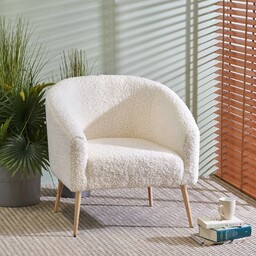 Grifon 2 fotel wypoczynkowy kremowy naturalny