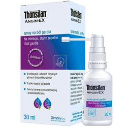 Thonsilan Angin-EX Spray na ból gardła, 30 ml