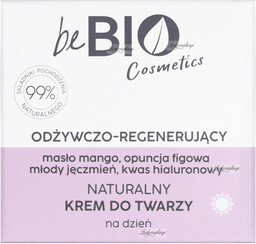 beBIO - Naturalny krem do twarzy odżywczo-regenerujący