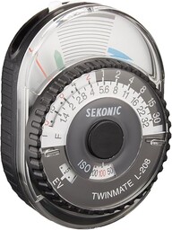 Sekonic Twinmate L-208 kompaktowy analogowy miernik światła, czarny