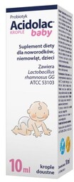 Acidolac Baby Krople 10ml - probiotyk dla niemowląt