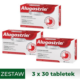 Zestaw Alugastrin 3 forte, 3x30tabl. -> Odbiór