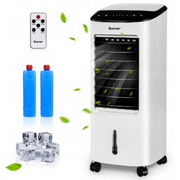 Klimator przenośny Costway 7L biały, 65W, nawilża