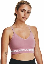 Under Armour Bezszwowy stanik sportowy Low Long Pink