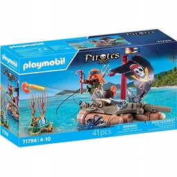 071794 Playmobil Pirates Piraci Piracka Tratwa Ze Skarbem