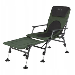 Krzesło turystyczne z oparciem Nils Camp NC1802 czarny