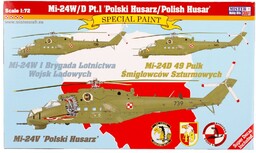 Mastercraft, Helikopter sklejany 1 72 polski Husarz Mi24W/D,