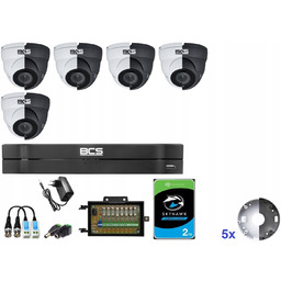 Zestaw Do Monitoringu 5 Kamer Analog BCS-EA45VR4 Dom
