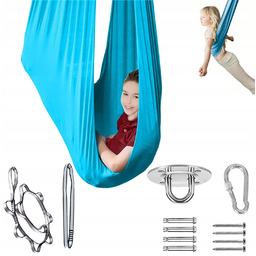 Huśtawka Dla Dzieci Hamak Chusta Sensoryczna Szarfa Akrobatyczna