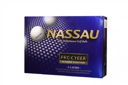 Piłki golfowe NASSAU PRO CYBER (żółte)