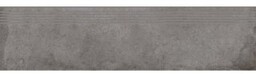Gres szkliwiony stopnica DIVERSO grey mat 8mm 29,8x119,8