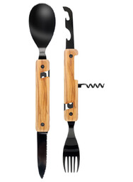 Sztućce Akinod Multifunction Cutlery 13H25 - black /
