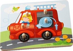 HABA 302536 - puzzle chwytające straż pożarna, 6-częściowe