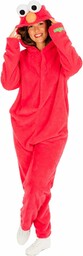 Rubies oficjalny kostium Elmo dla dorosłych, Ulica Sezamkowa,