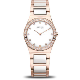Zegarek BERING 32430-761. Kwarcowy, Kolor biały. Kobieta.
