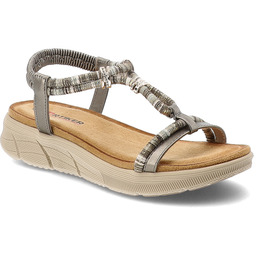 Artiker Sandały damskie, cholewka ze skóry ekologicznej cienkie