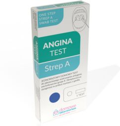 Domowe Laboratorium Angina Test Strep A, domowy test