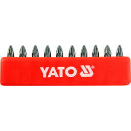 Yato Końcówki wkrętakowe pz1x25 mm, kpl. 10 szt.