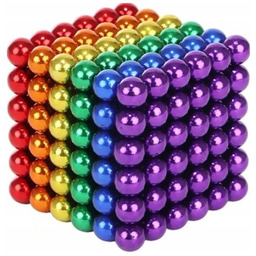 Neocube, Kulki magnetyczne tęczowe, 216 szt.