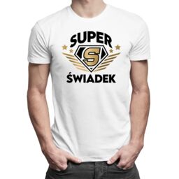 Super świadek - męska koszulka z nadrukiem
