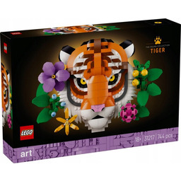 Lego Klocki Art 31217 Kolekcja zwierząt tygrys