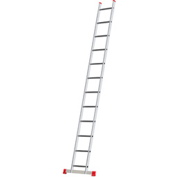 Aluminiowa drabina przystawna HOBBY, 12 stopni, 3,3 m