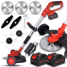 Kosa Podkaszarka Akumulatowa Bezszczotkowa Wykaszarka 2X Aku 6AH