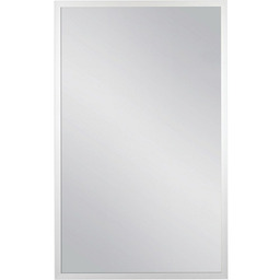 Lustro łazienkowe prostokątne 50x80 cm srebrna rama AUTORYZOWANY