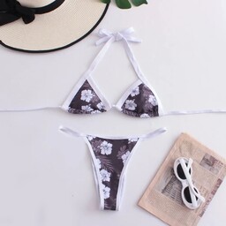 Strój Kąpielowy w Stylu Vintage Mini Mikro Bikini