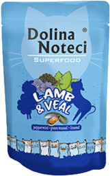 DOLINA NOTECI Superfood cielęcina i jagnięcina saszetka 85g